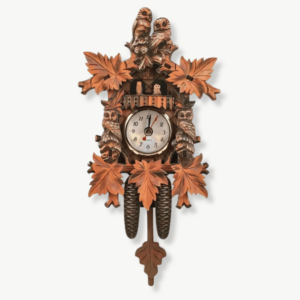 Horloge Coucou Vintage Hibou