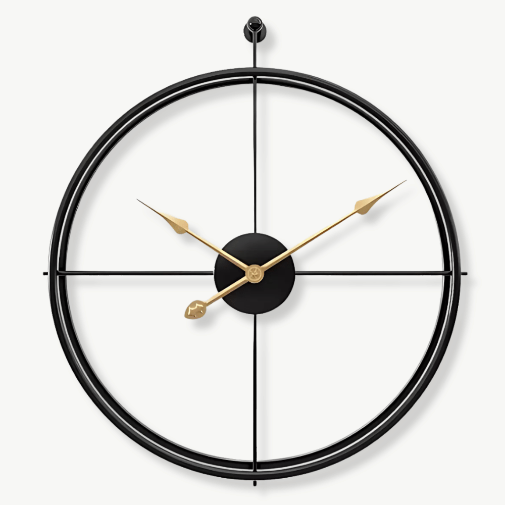 Horloge Murale Anneaux Sphériques