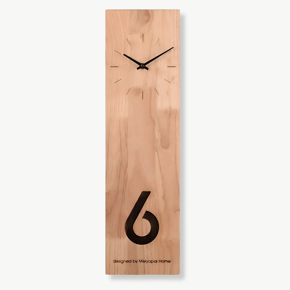 Horloge Murale Bambou