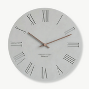 Horloge Murale Béton Minimaliste