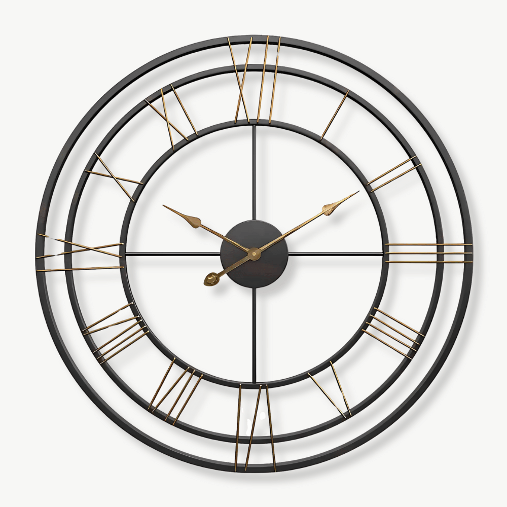 Horloge Murale Industrielle Fer Forgé