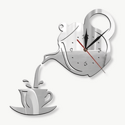 Horloge Murale Tasse & Théière