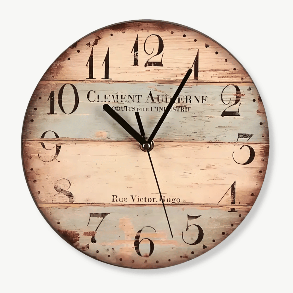 Horloge Murale Vintage Rue Victor Hugo