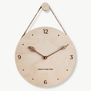 Horloge Murale en Bois de Bouleau