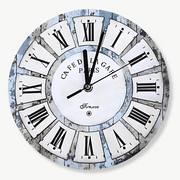 Petite Horloge Murale Vintage Cafe de la Gare