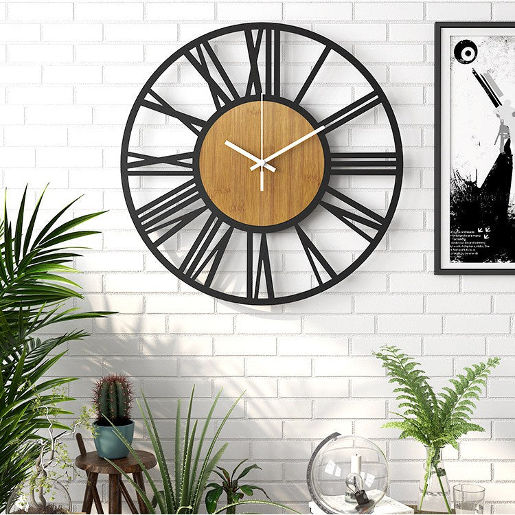 Horloge Murale Bois Scandinave