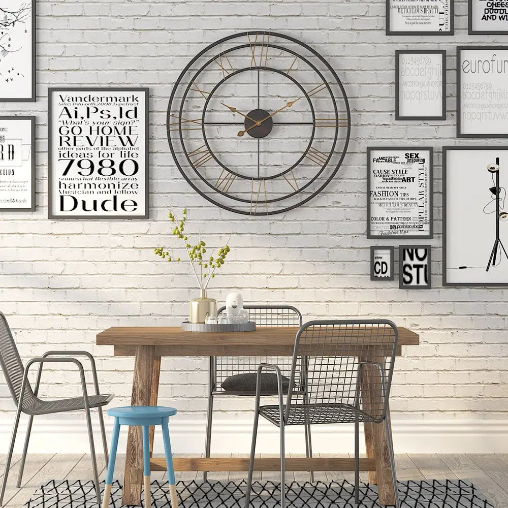 Horloge Type Industrielle - Horloges murales