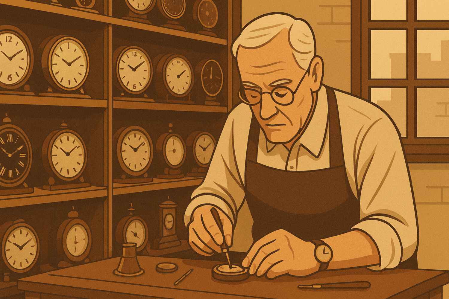 Remplacer facilement un mécanisme d'horloge usé