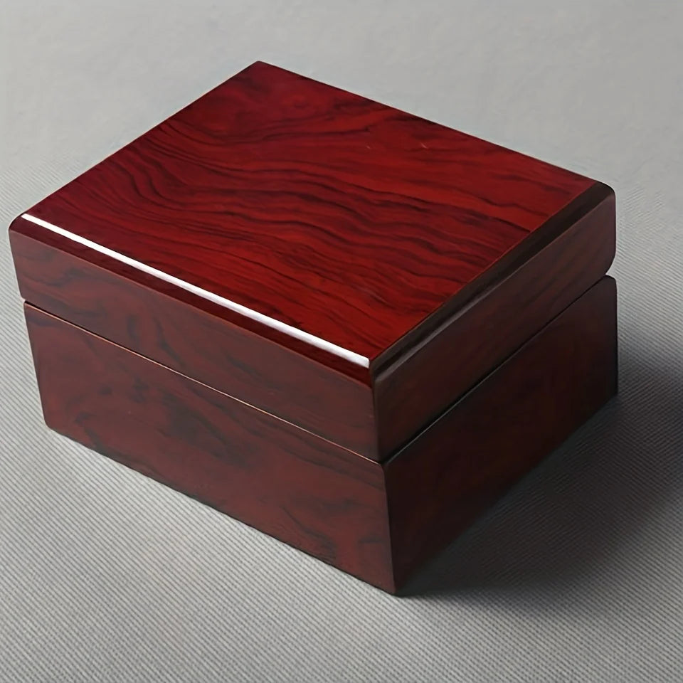 Boîte Cadeau Noël en Bois Élégante avec Montre | Idéale pour Offrir 4