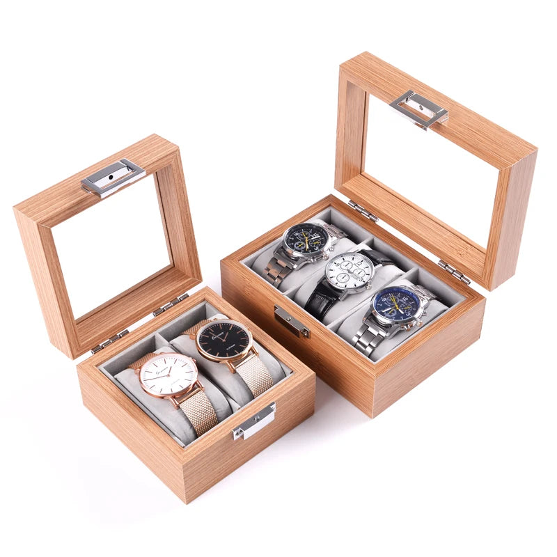 Boîte à Montres en Bambou Écologique avec Design Chinois | Rangement Élégant pour Montres 5