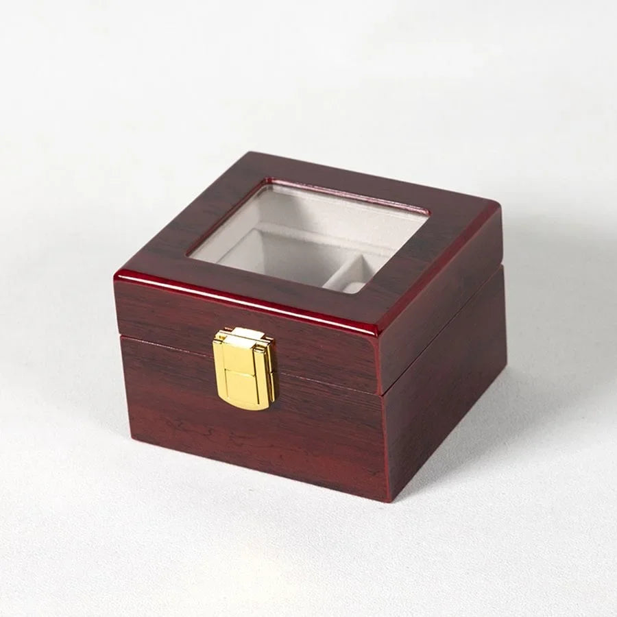 Boîte de Rangement en Bois pour Montres avec Compartiments Amovibles | Organisateur Élégant pour Montres et Bijoux 5