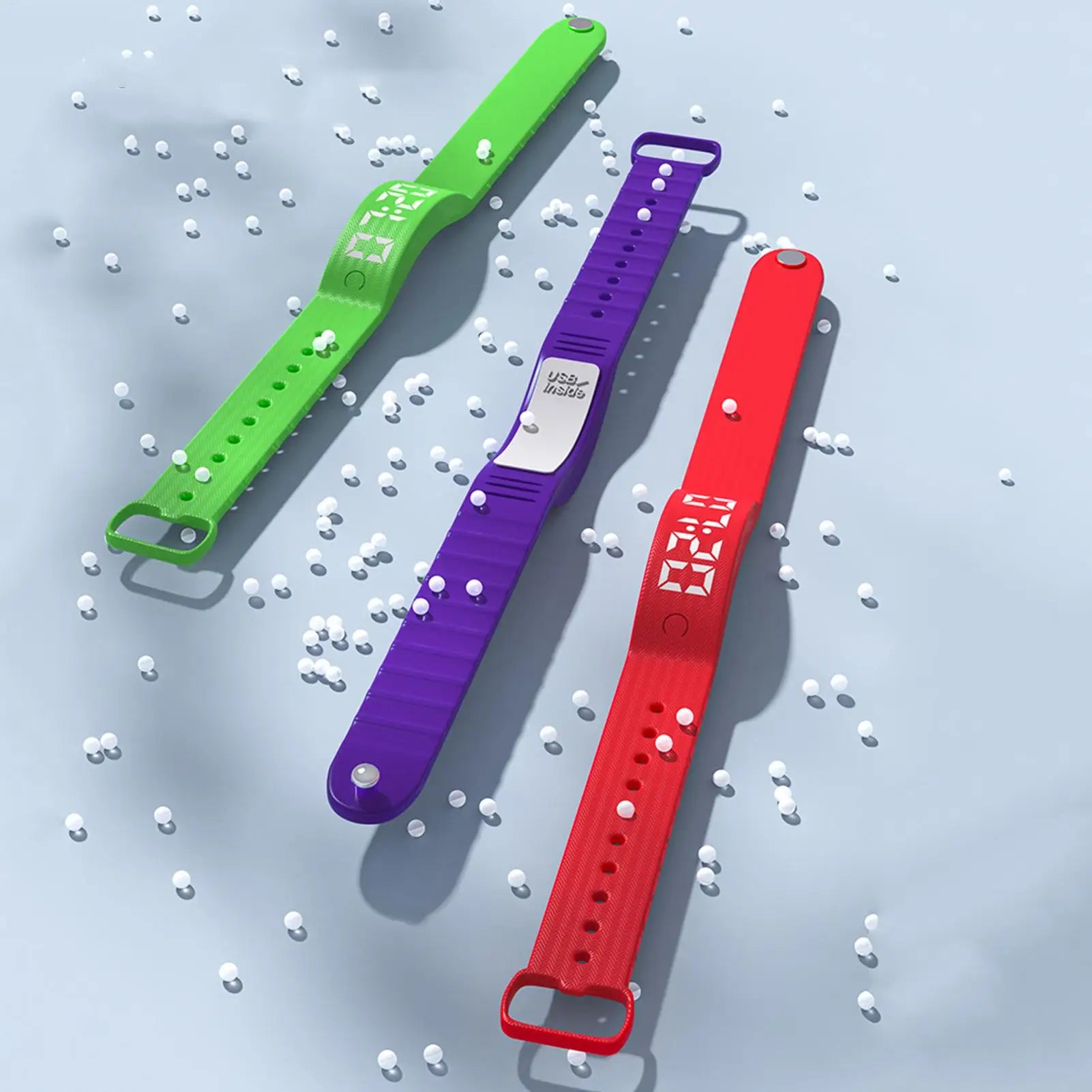 Bracelet Vibrant | Alarme Silencieuse avec Suivi de Santé | Confortable et Pratique pour Adultes et Enfants 1