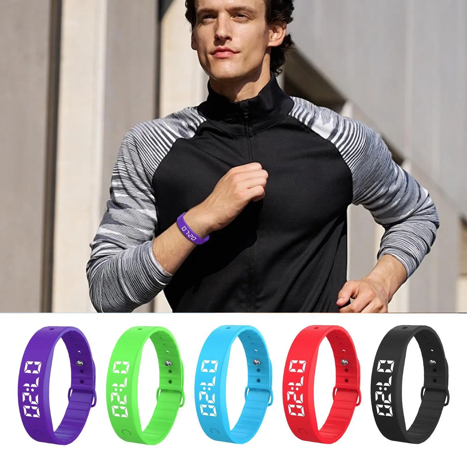 Bracelet Vibrant | Alarme Silencieuse avec Suivi de Santé | Confortable et Pratique pour Adultes et Enfants 4