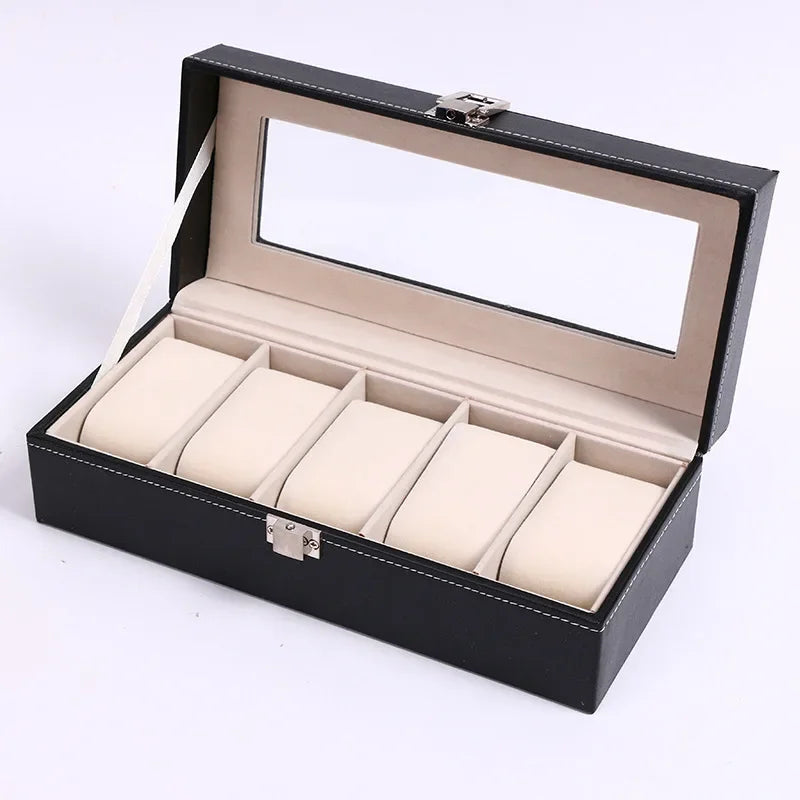 Élégante Boîte à Montres en Cuir PU avec 12 Compartiments | Rangement Pratique pour Passionnés de Montres 6