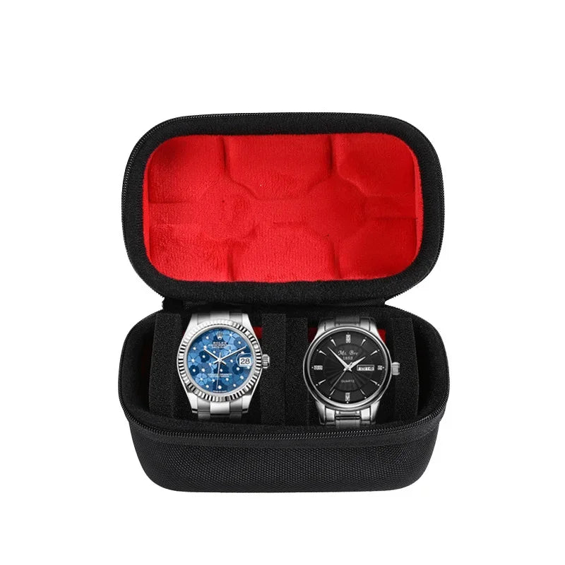 Étui de Voyage pour Montres | Rangement Rigide avec Oreiller Ajusté | Protection Supérieure pour Montres en Déplacement 12