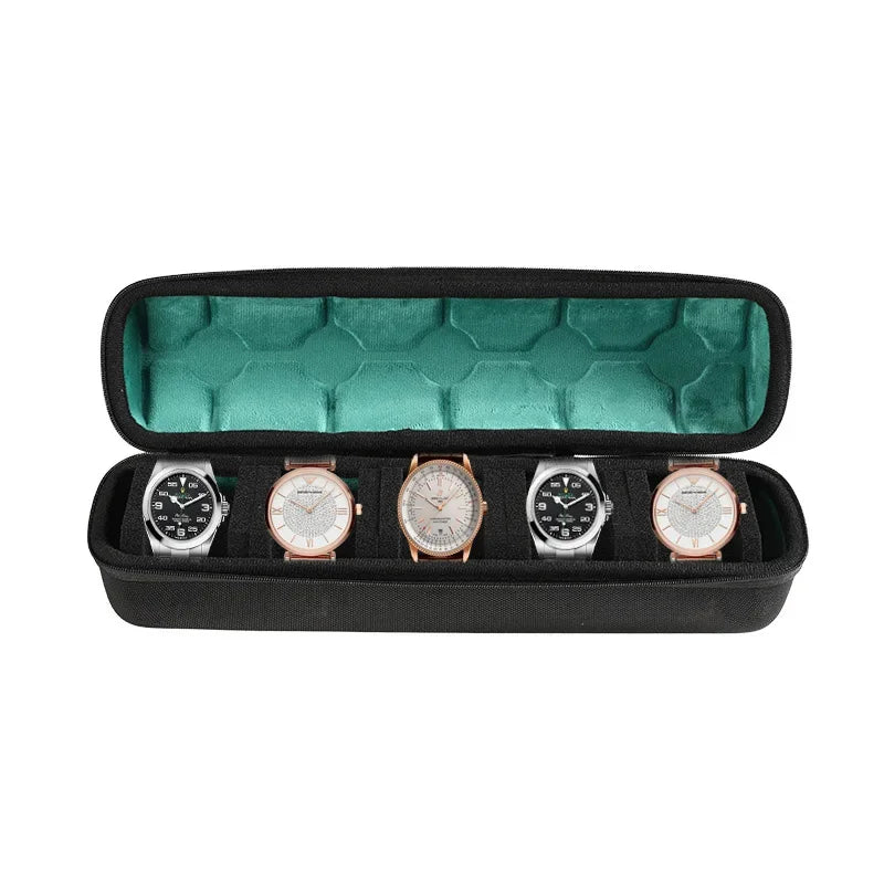 Étui de Voyage pour Montres | Rangement Rigide avec Oreiller Ajusté | Protection Supérieure pour Montres en Déplacement 13