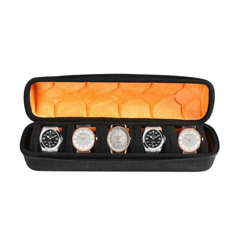 Étui de Voyage pour Montres | Rangement Rigide avec Oreiller Ajusté | Protection Supérieure pour Montres en Déplacement 16