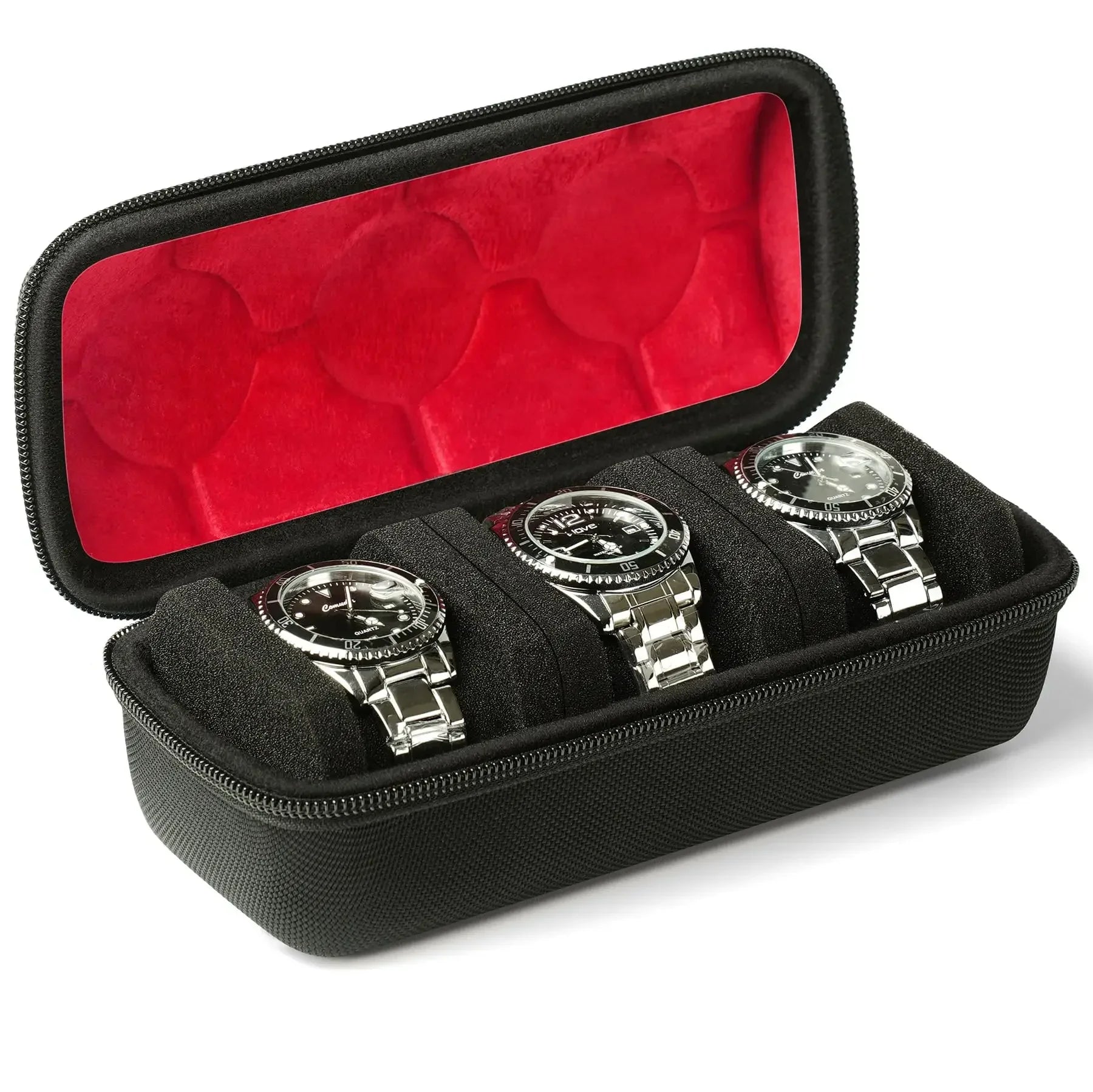 Étui de Voyage pour Montres | Rangement Rigide avec Oreiller Ajusté | Protection Supérieure pour Montres en Déplacement 2