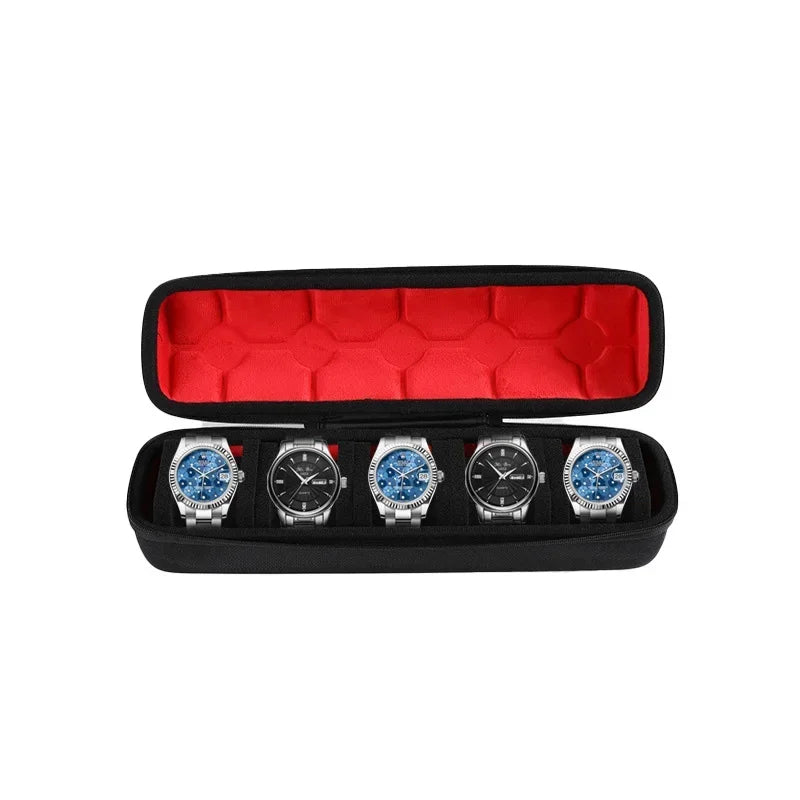 Étui de Voyage pour Montres | Rangement Rigide avec Oreiller Ajusté | Protection Supérieure pour Montres en Déplacement 6