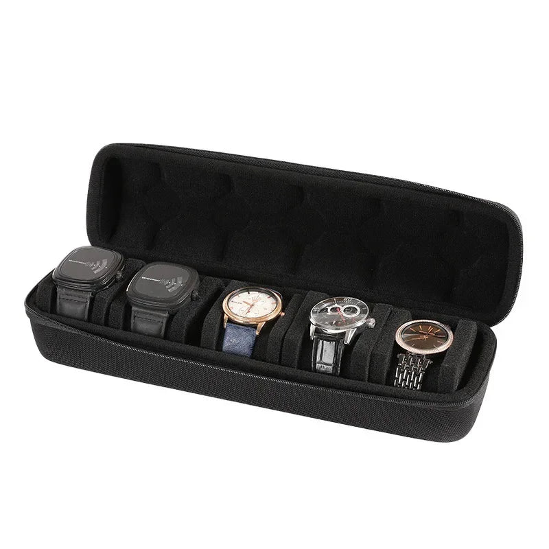 Étui de Voyage pour Montres | Rangement Rigide avec Oreiller Ajusté | Protection Supérieure pour Montres en Déplacement 9