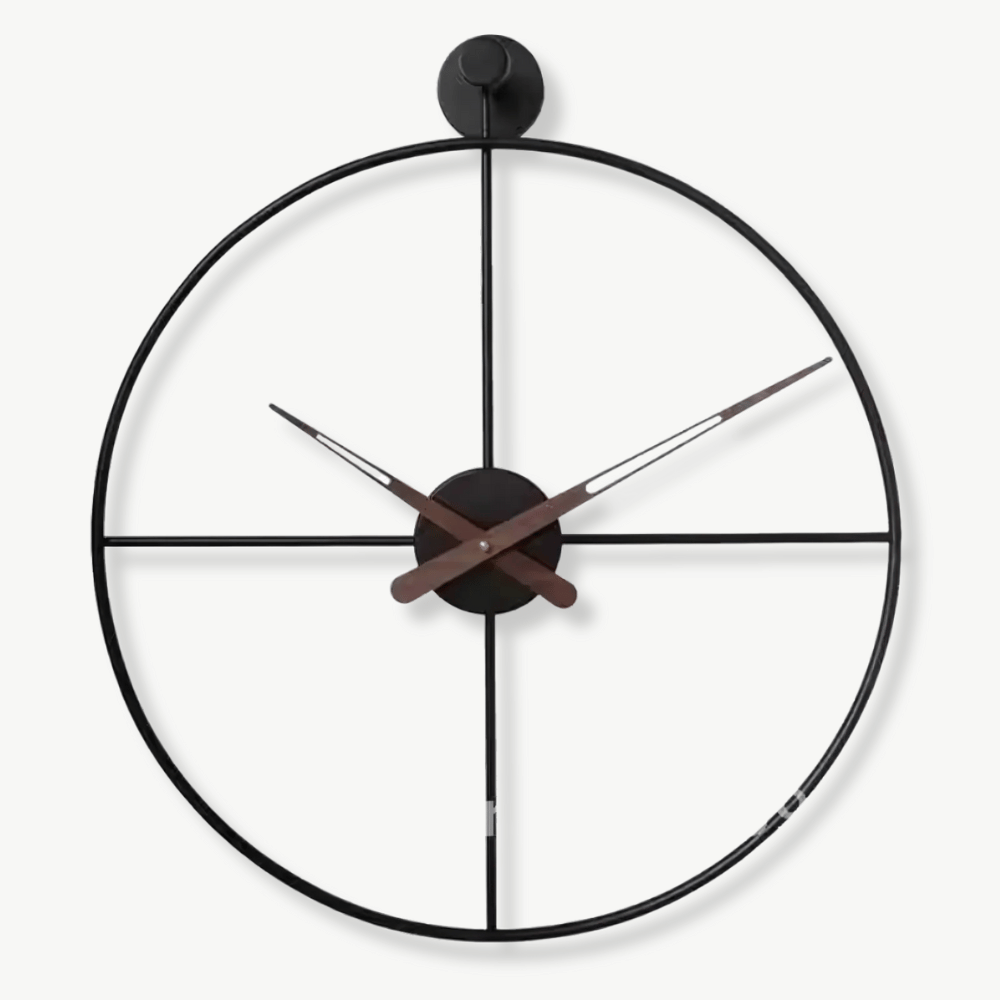 Horloge Design Cercle Croisé