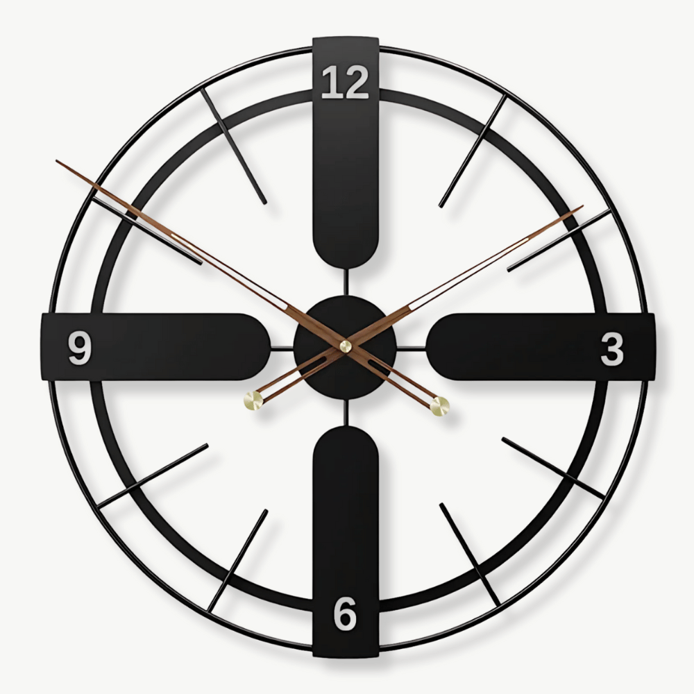 Horloge Murale Design Croisé