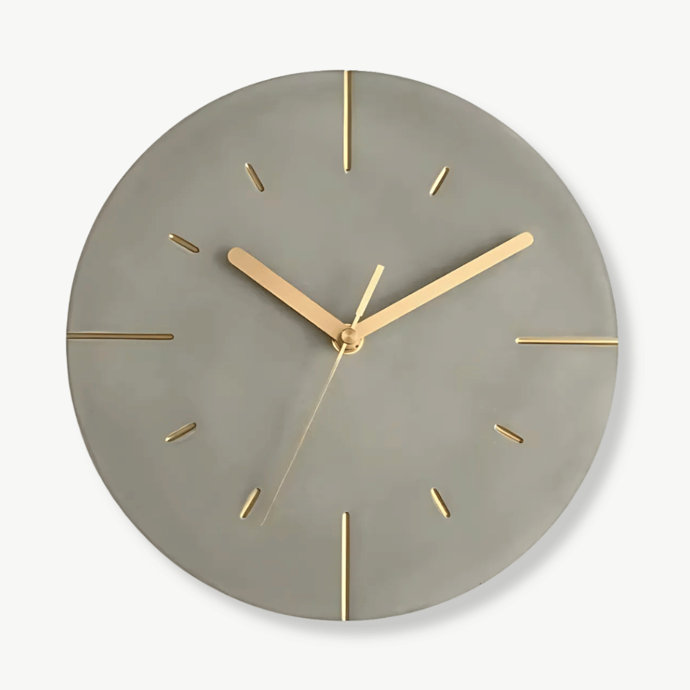 Horloge Murale Imitation Ciment