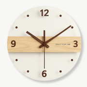 Horloge Murale en Bois et Acrylique