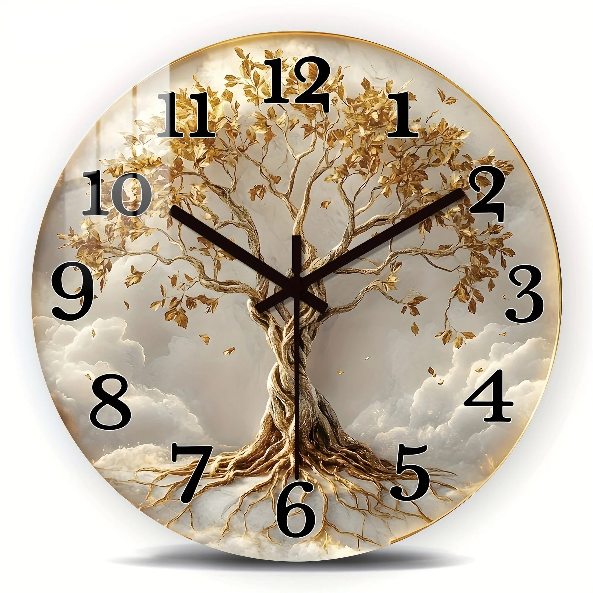 Horloge Murale Design Arbre de Vie en Bois | Silencieuse et Élégante pour Décoration Intérieure Moderne 0
