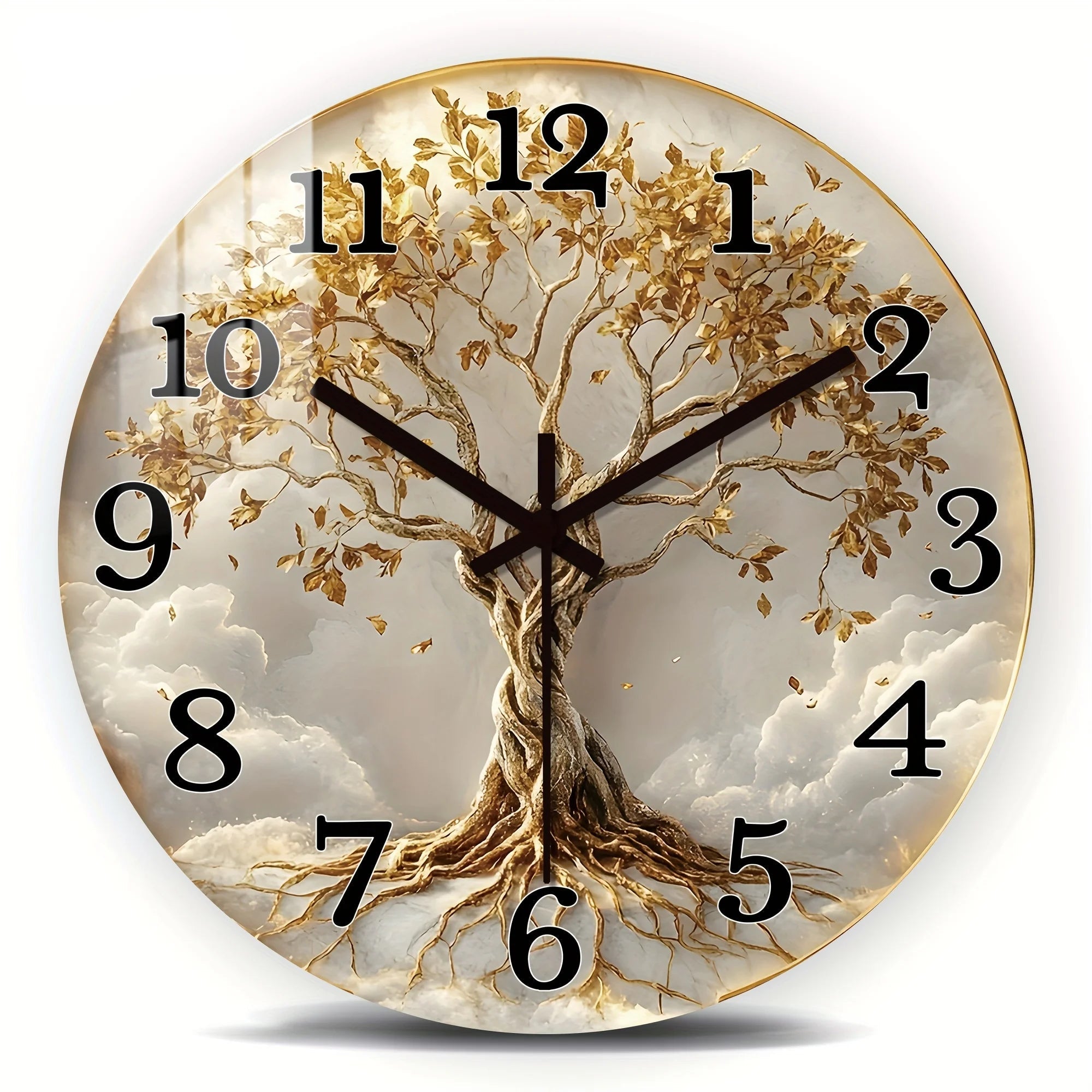 Horloge Murale Design Arbre de Vie en Bois | Silencieuse et Élégante pour Décoration Intérieure Moderne 0