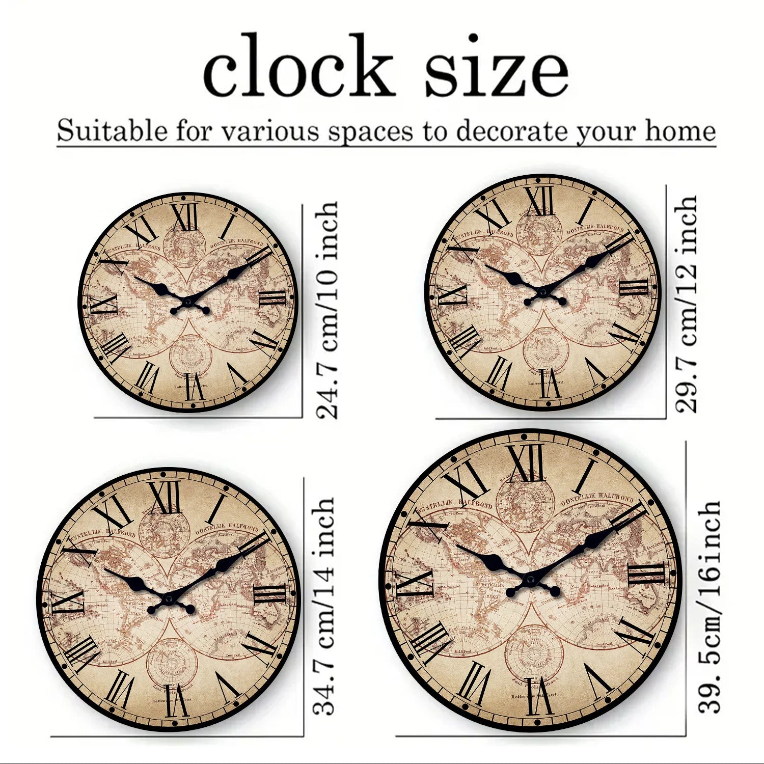 Horloge Murale Design en Bois avec Motif Boussole | Élégante Décoration Nautique pour Intérieur 2