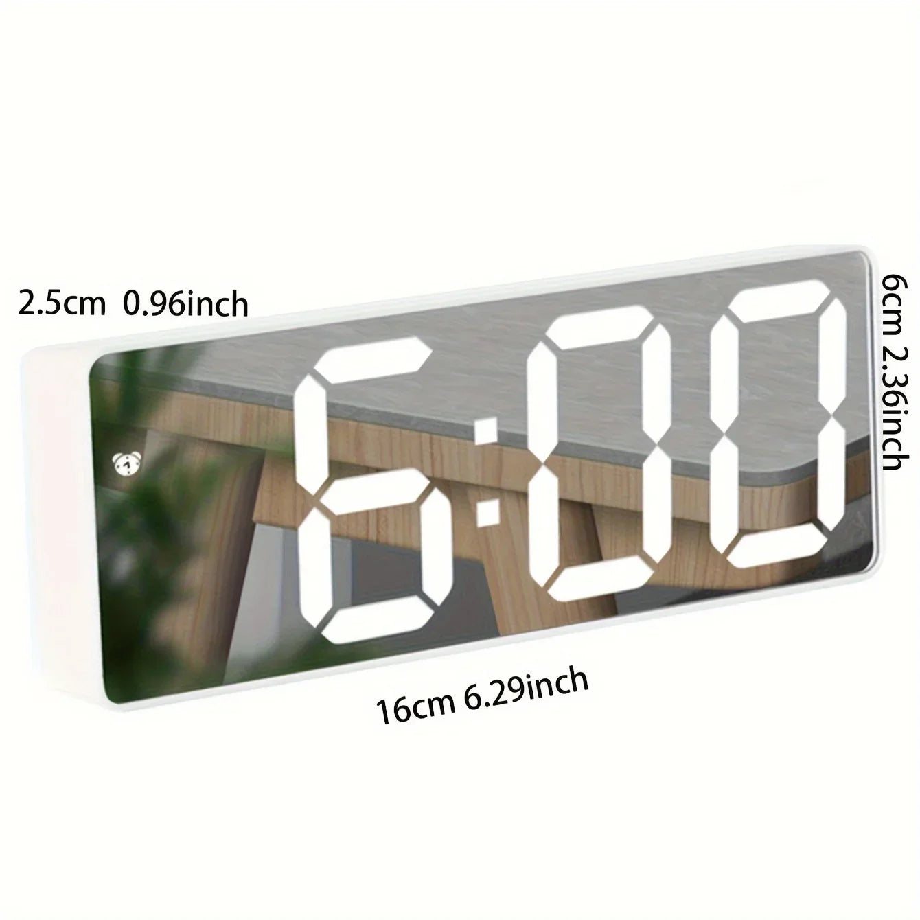 Horloge Murale Numérique LED avec Affichage de Température | Design Élégant pour Bureau et Dortoir 6