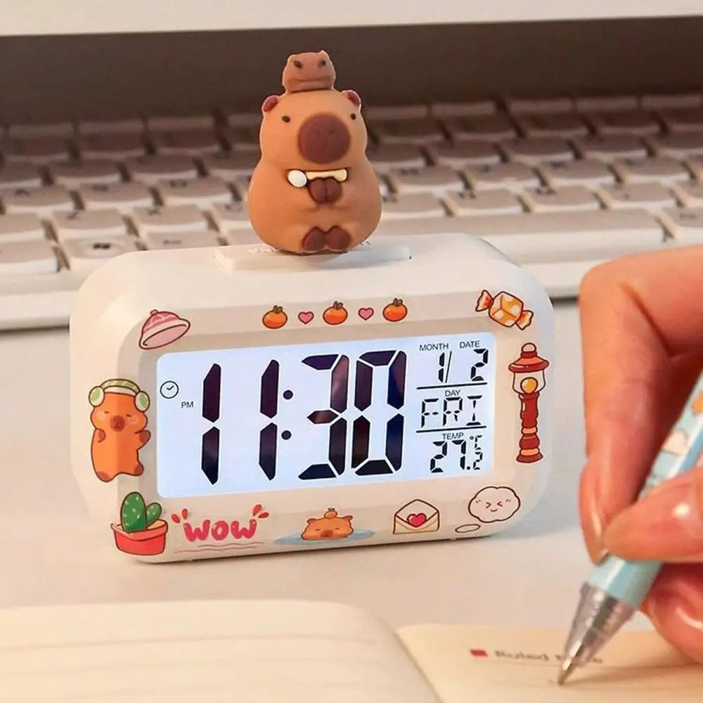Horloge Numérique Murale LED avec Détecteur de Température | Design Pratique pour Confort et Décoration 0