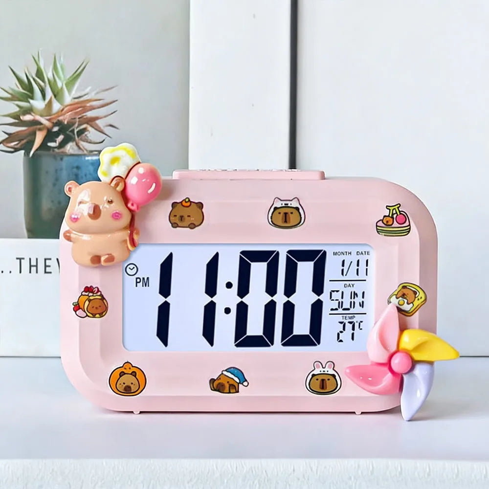 Horloge Numérique Murale LED avec Détecteur de Température | Design Pratique pour Confort et Décoration 12
