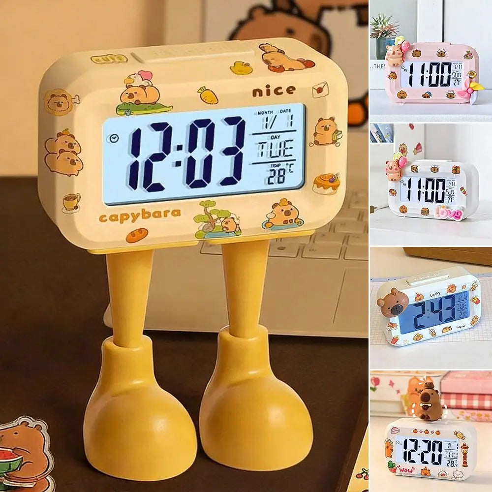 Horloge Numérique Murale LED avec Détecteur de Température | Design Pratique pour Confort et Décoration 2