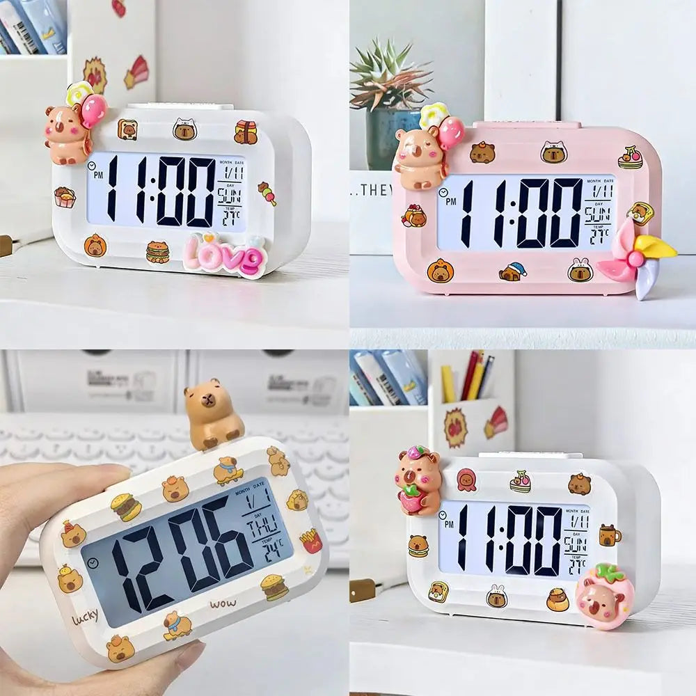 Horloge Numérique Murale LED avec Détecteur de Température | Design Pratique pour Confort et Décoration 3