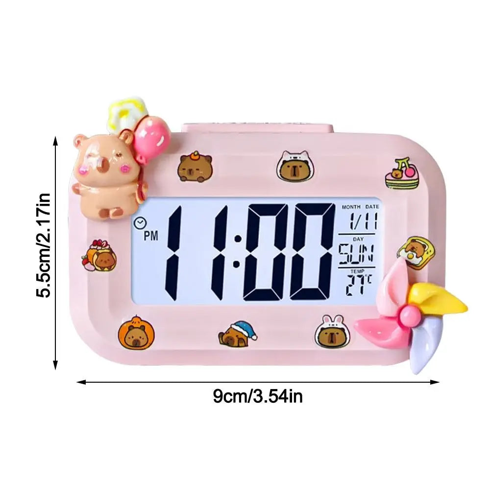 Horloge Numérique Murale LED avec Détecteur de Température | Design Pratique pour Confort et Décoration 5
