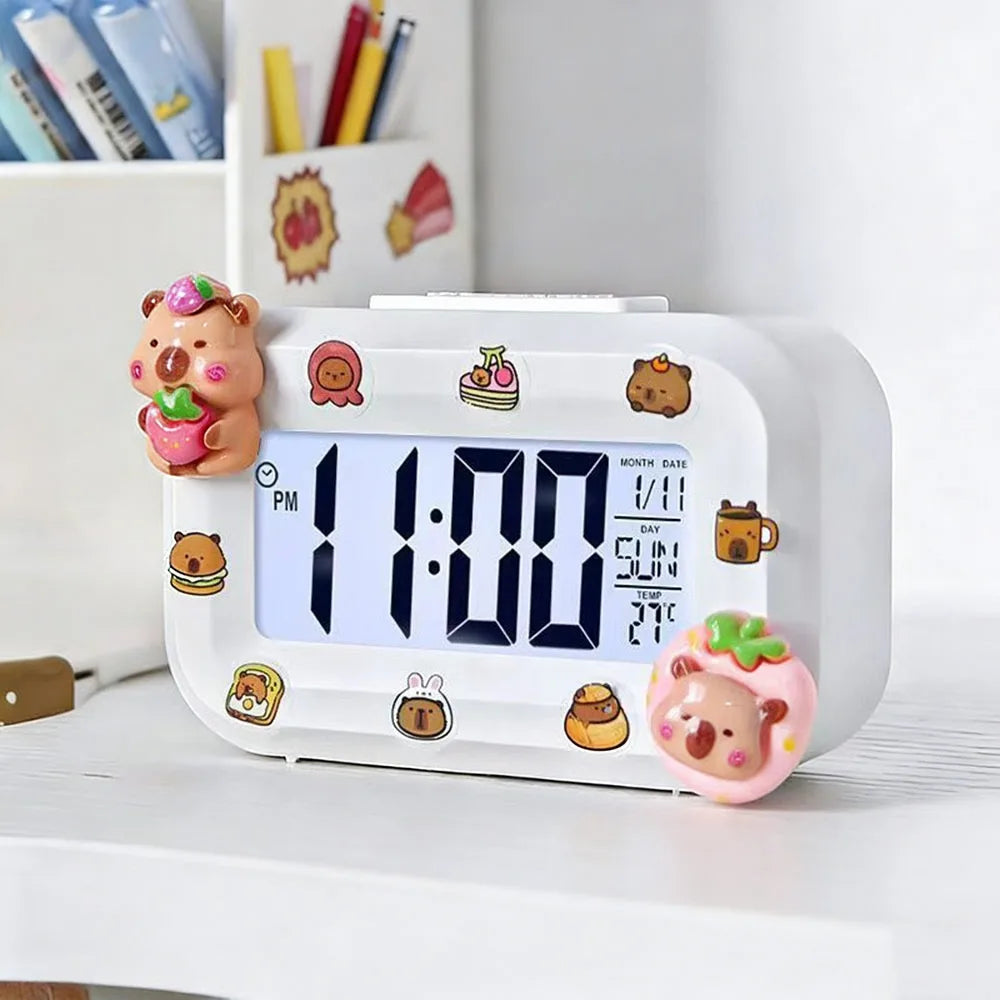 Horloge Numérique Murale LED avec Détecteur de Température | Design Pratique pour Confort et Décoration 6