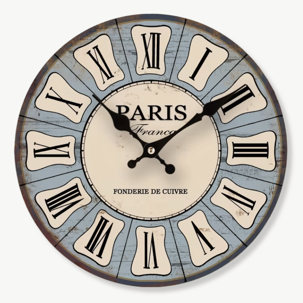 Horloge murale vintage paris