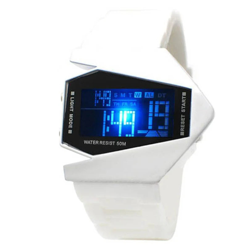 Montre Homme | Montre Numérique LED Multifonctionnelle avec Rétroéclairage Multicolore | Sportif et Élégant pour Activités Quotidiennes 2