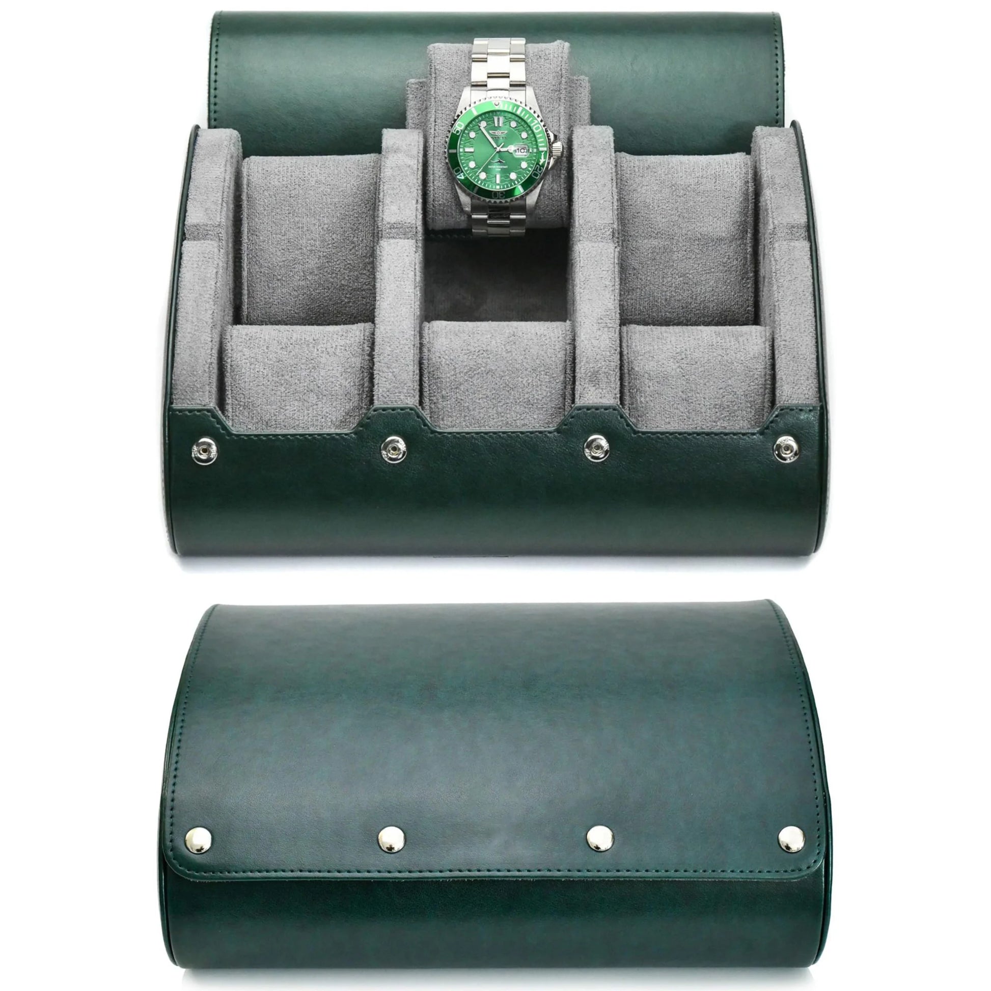 Organisateur de Montres | Étui de Voyage en Cuir PU avec 6 Fentes | Protection Optimale pour Collection de Montres 10
