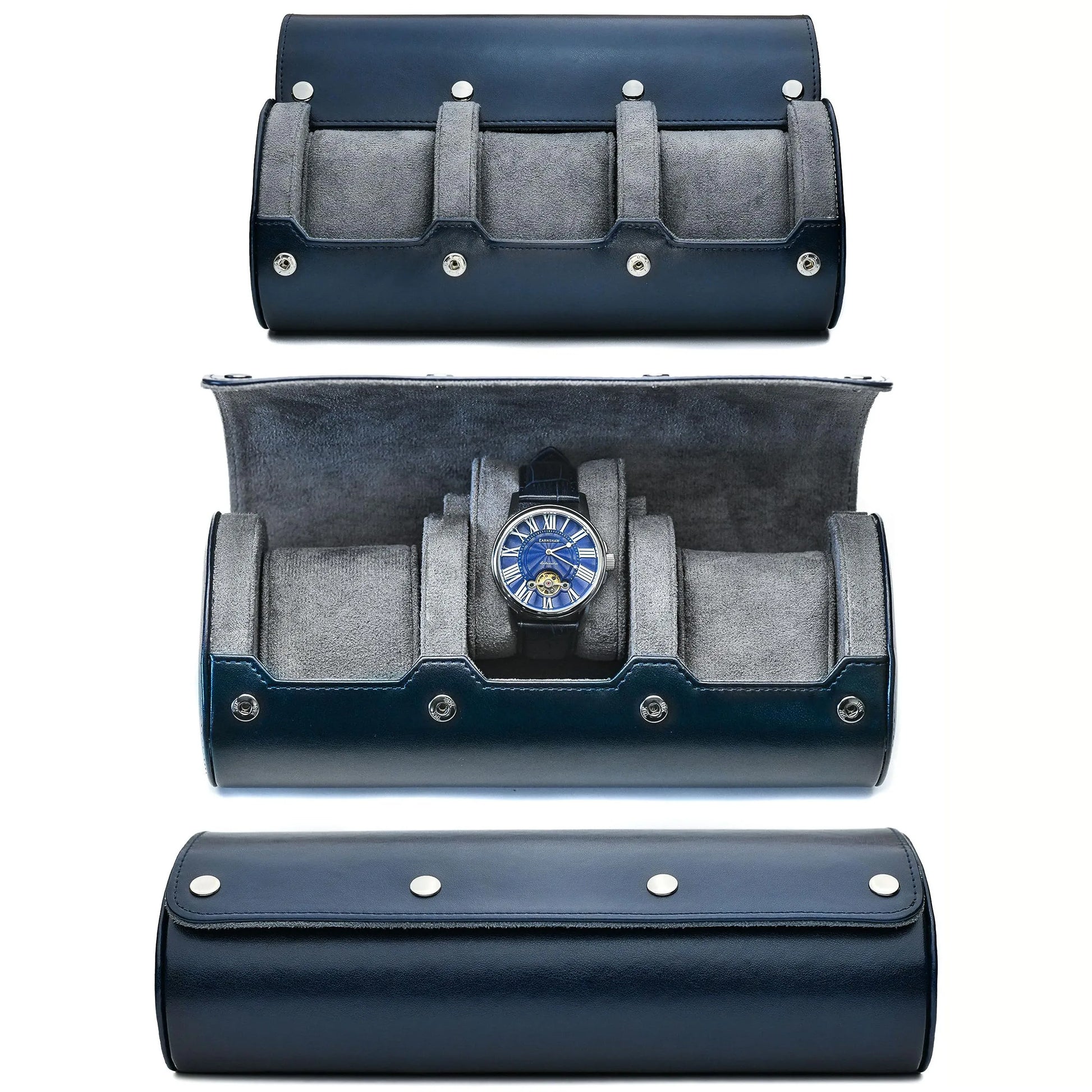 Organisateur de Montres | Étui de Voyage en Cuir PU avec 6 Fentes | Protection Optimale pour Collection de Montres 11