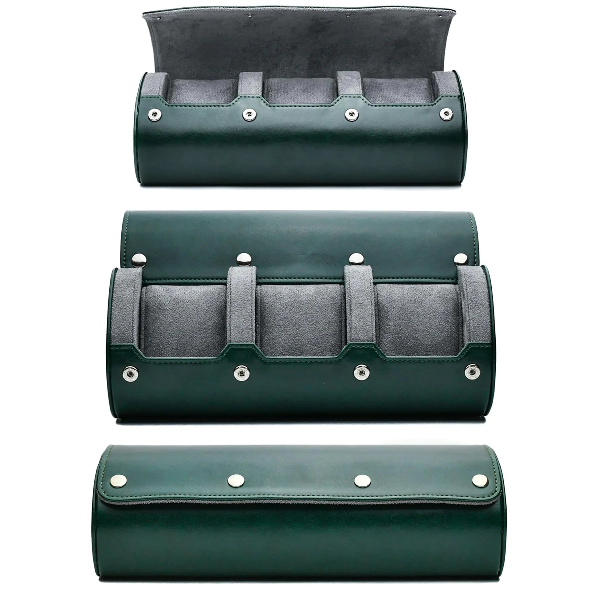 Organisateur de Montres | Étui de Voyage en Cuir PU avec 6 Fentes | Protection Optimale pour Collection de Montres 12