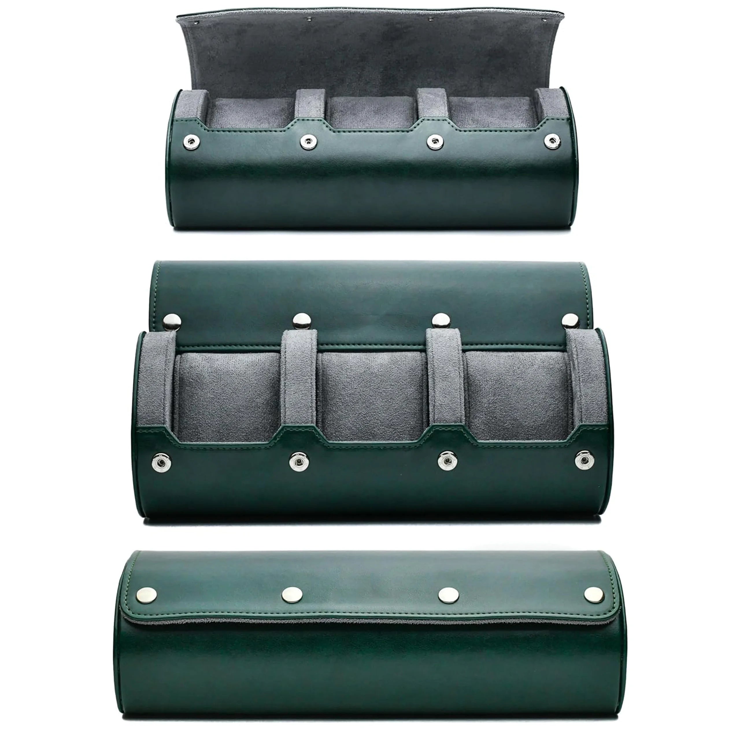 Organisateur de Montres | Étui de Voyage en Cuir PU avec 6 Fentes | Protection Optimale pour Collection de Montres 12