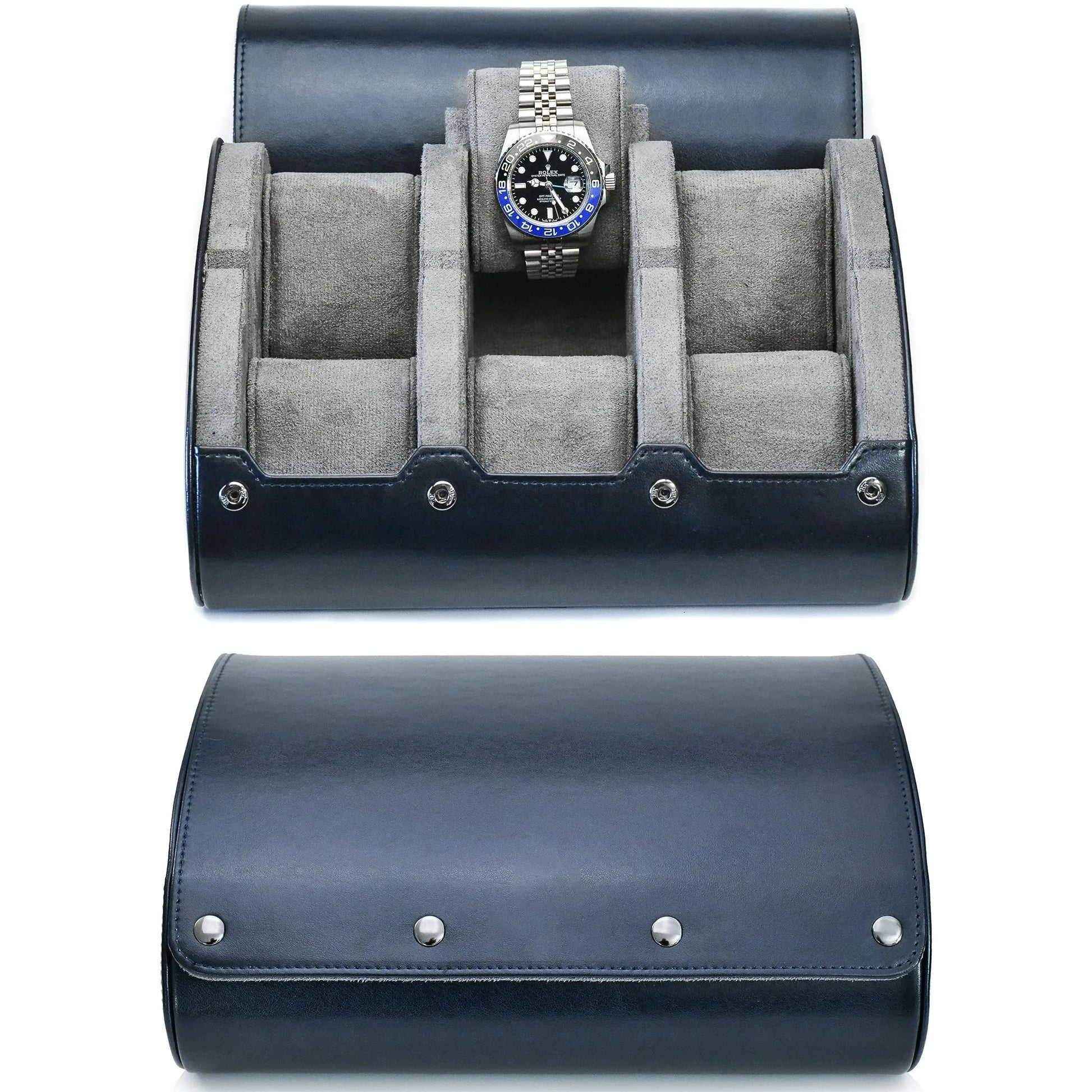 Organisateur de Montres | Étui de Voyage en Cuir PU avec 6 Fentes | Protection Optimale pour Collection de Montres 13