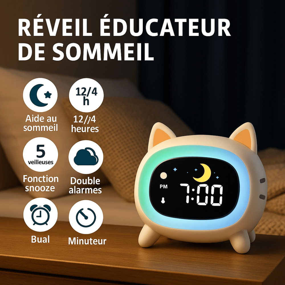 Réveil Chat mignon