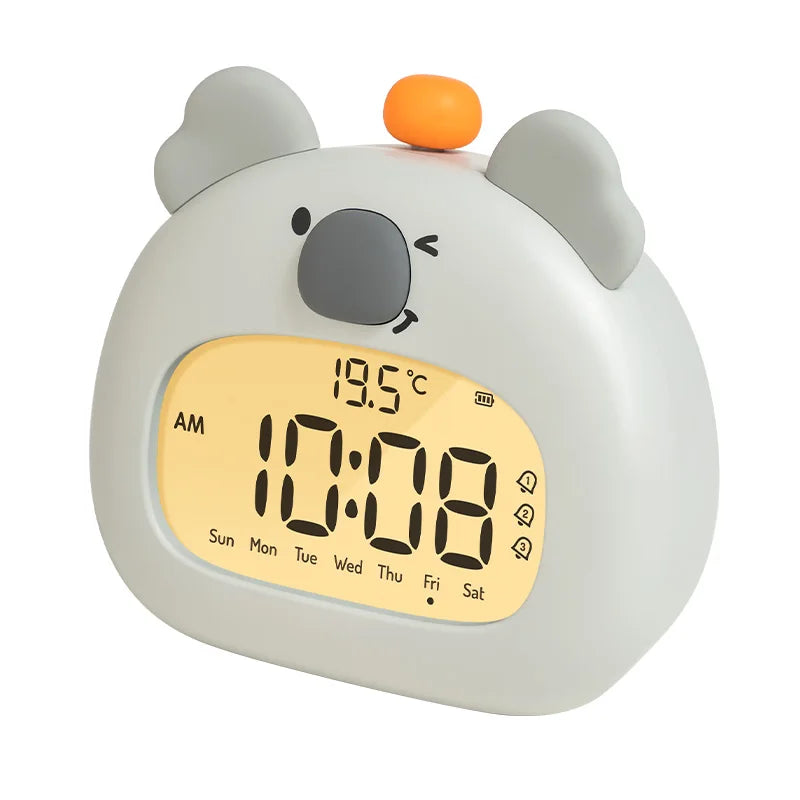 Réveil LED pour Enfants | Horloge Numérique avec Veilleuse et Affichage de Température | Chargement USB Type C pour un Sommeil Apaisé 6