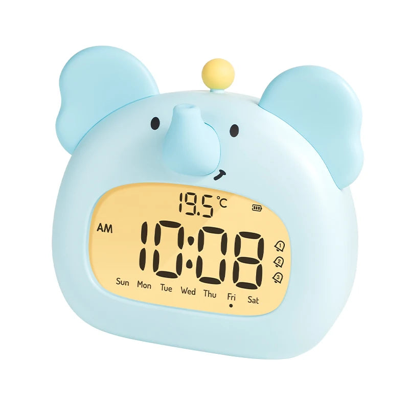 Réveil LED pour Enfants | Horloge Numérique avec Veilleuse et Affichage de Température | Chargement USB Type C pour un Sommeil Apaisé 7