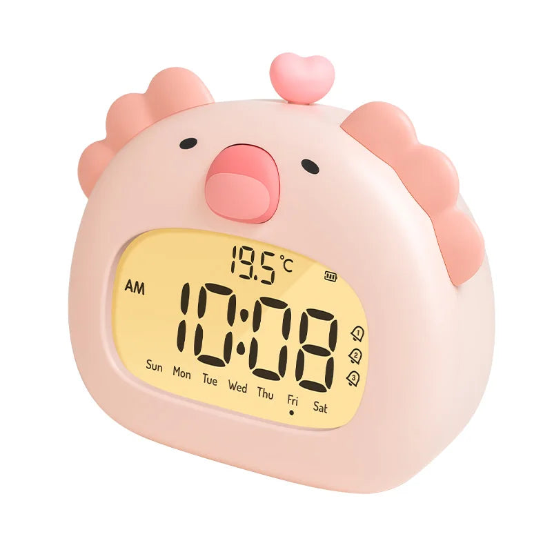 Réveil LED pour Enfants | Horloge Numérique avec Veilleuse et Affichage de Température | Chargement USB Type C pour un Sommeil Apaisé 8