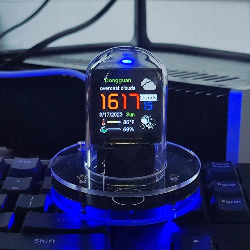 Horloge A Tube Nixie Horloge à Tube LED Nixie, Horloge De Bureau LED Horloge A Tube Nixie Horloge à Tube LED Nixie, Horloge De Bureau LED